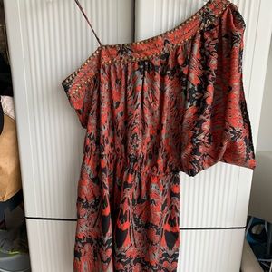 One shoulder mini dress